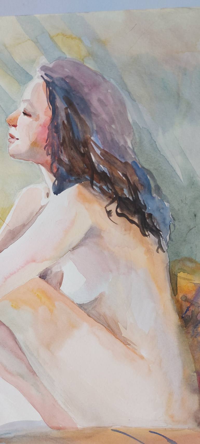 Original Figurative Women Painting by Maria Kireev