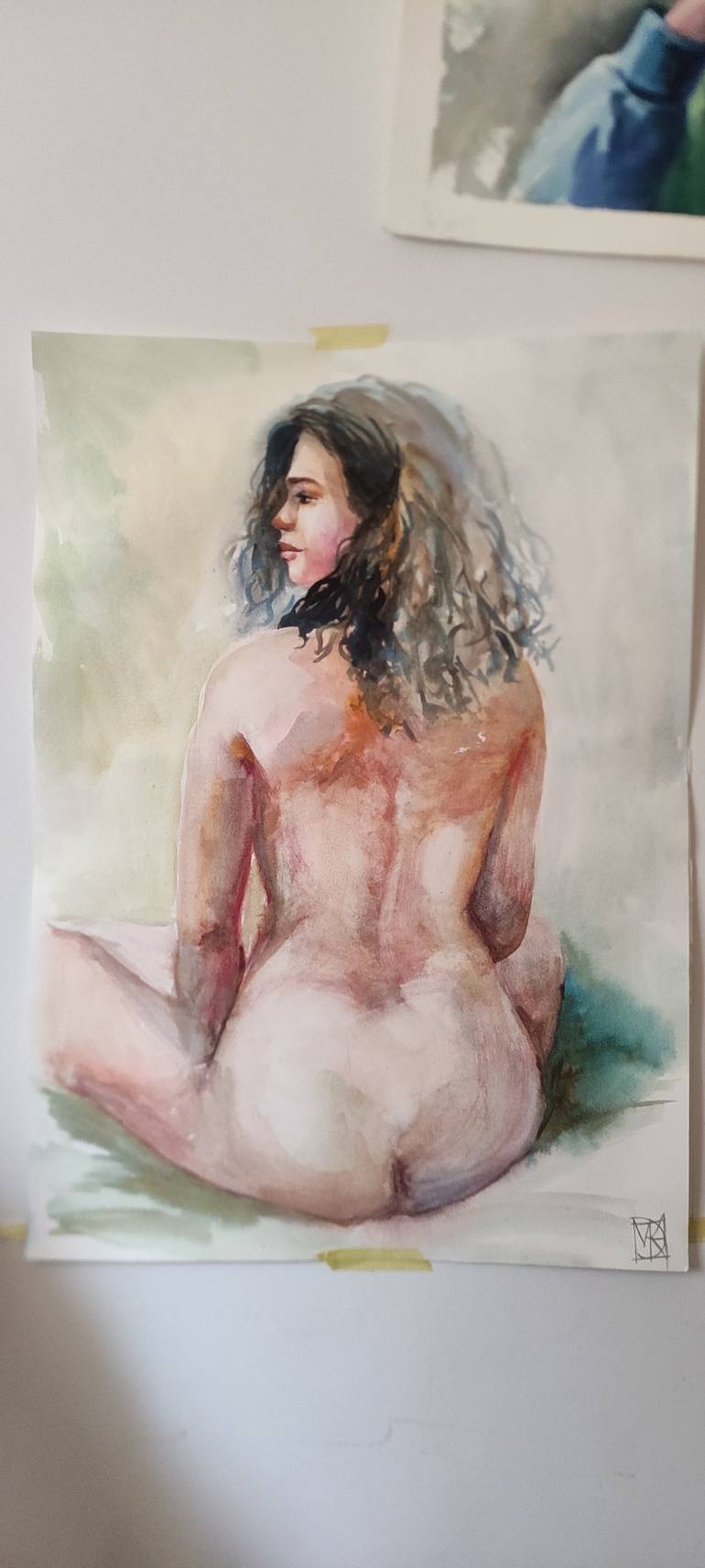 Original Realism Body Painting by Maria Kireev