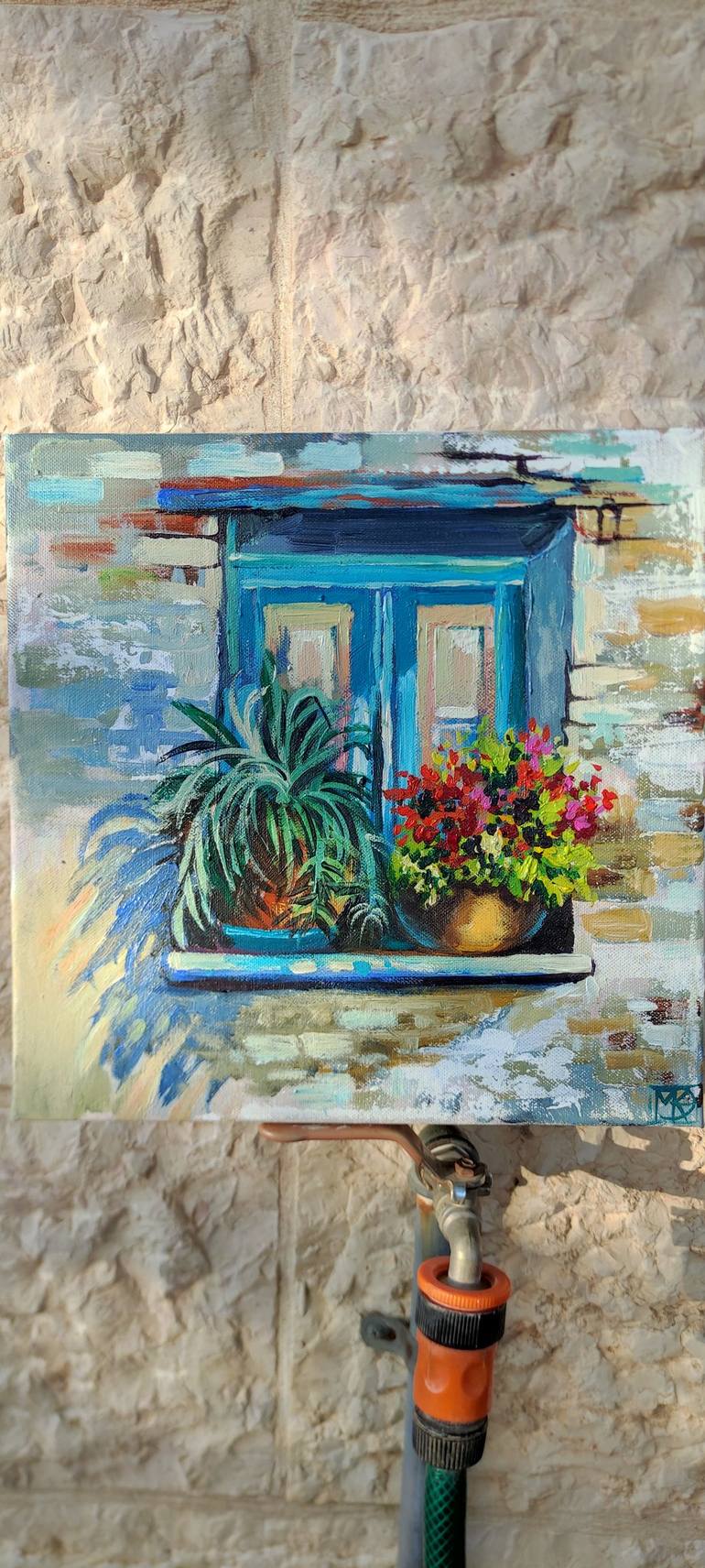 Original Home Painting by Maria Kireev