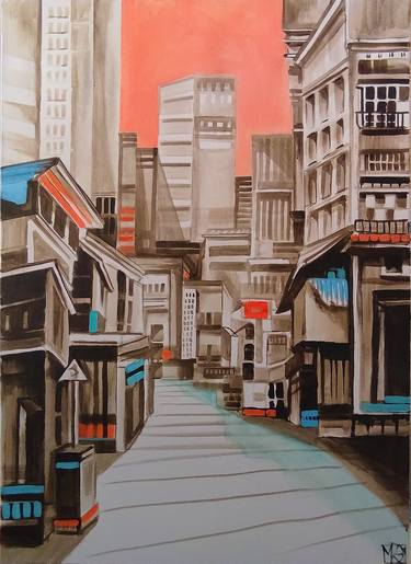 Original Cities Paintings by Maria Kireev