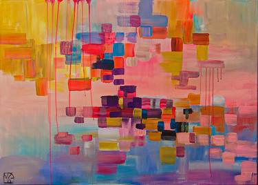Original Abstract Expressionism Abstract Paintings by Maria Kireev
