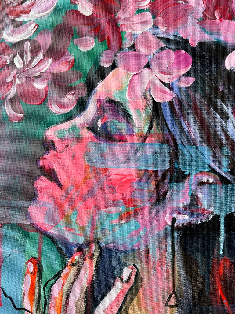 Original Expressionism People Painting by Maria Kireev