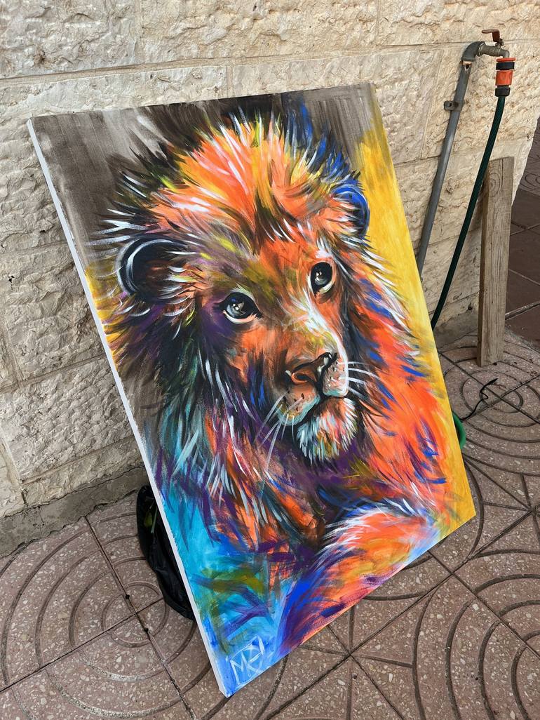 Original Animal Painting by Maria Kireev