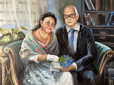 MARRIED COUPLE (PORTRAIT COMMISSION FROM A PHOTO) thumb