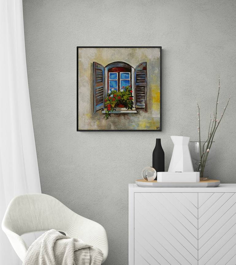 Original Realism Architecture Painting by Maria Kireev