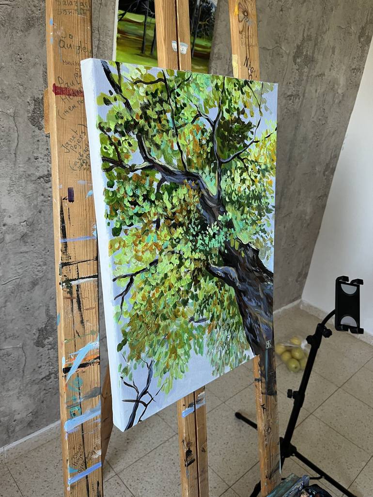 Original Realism Tree Painting by Maria Kireev