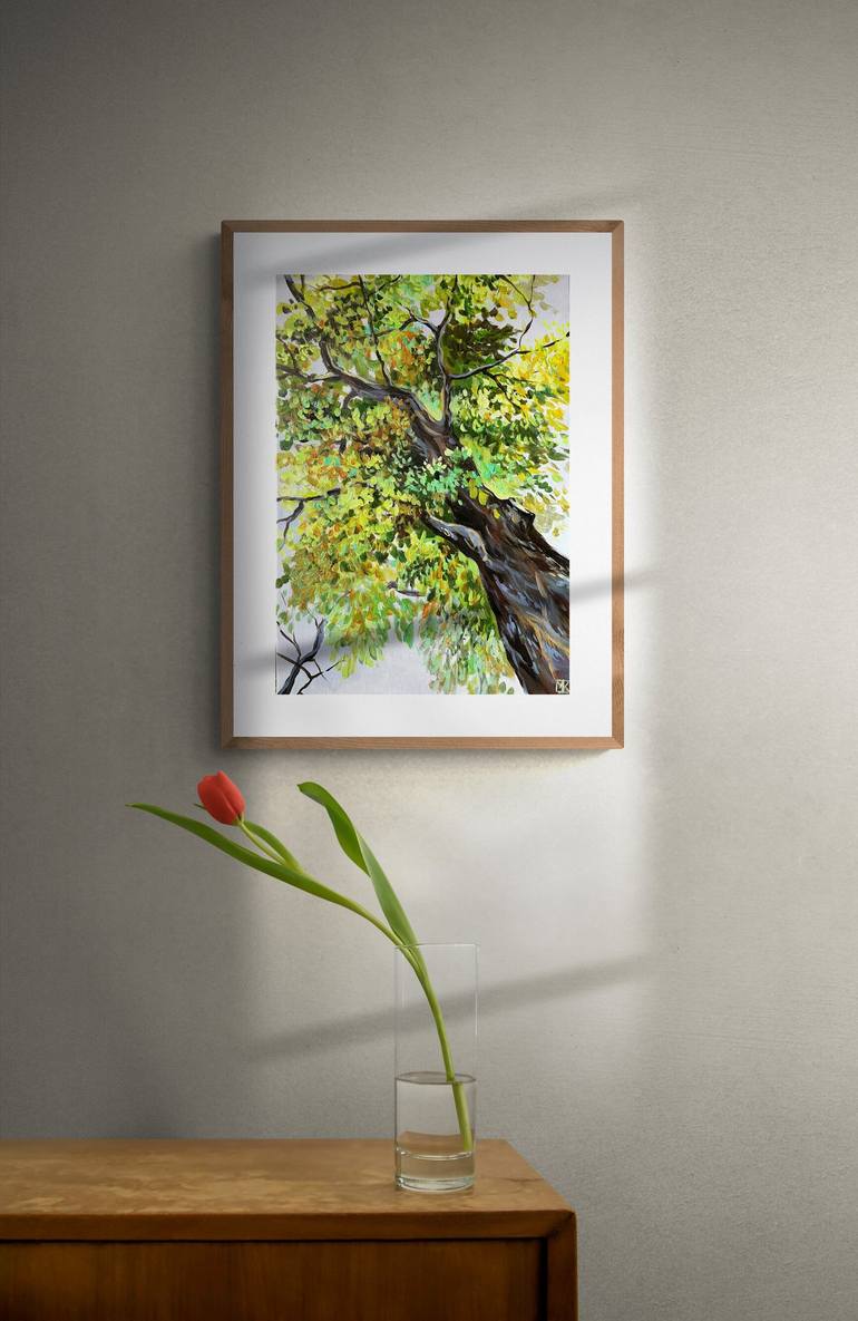 Original Tree Painting by Maria Kireev