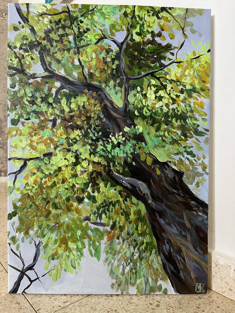 Original Tree Painting by Maria Kireev