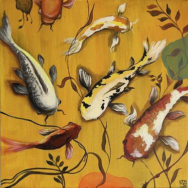 Original Fish Paintings by Maria Kireev