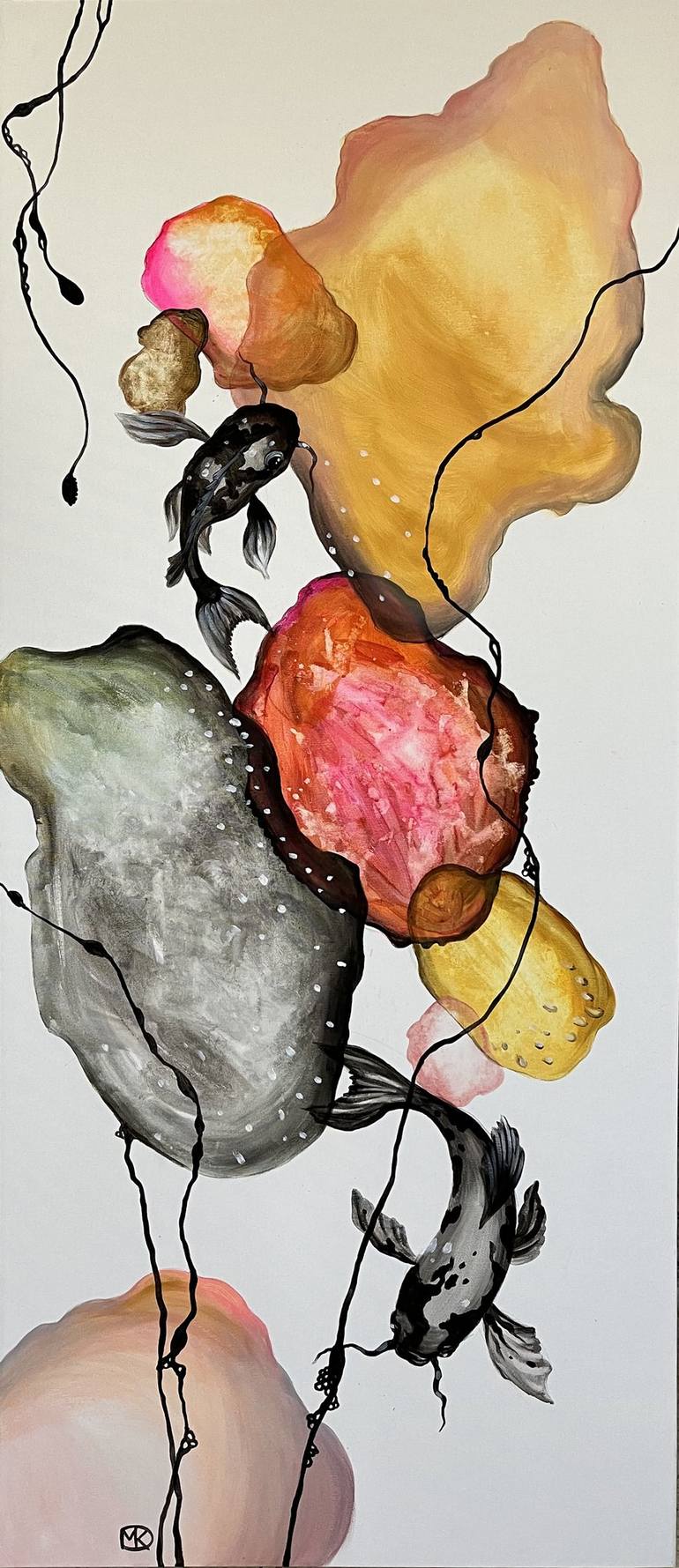 Print of Abstract Expressionism Animal Paintings by Maria Kireev
