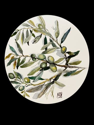 Original Illustration Botanic Paintings by Maria Kireev