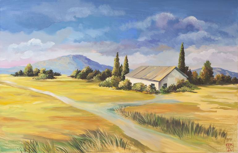 Original Realism Landscape Painting by Maria Kireev