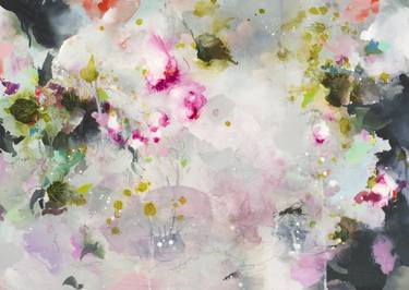 Original Fine Art Floral Paintings by Christine Breuil
