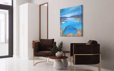 Original Abstract Seascape Paintings by Vera Hoi