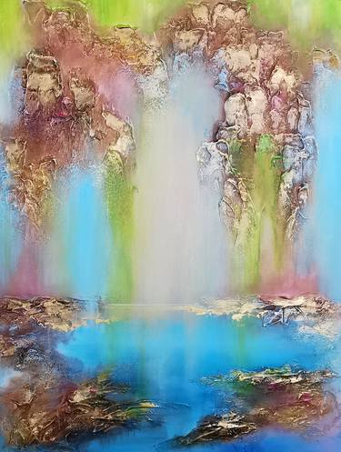 Original Abstract Water Paintings by Vera Hoi