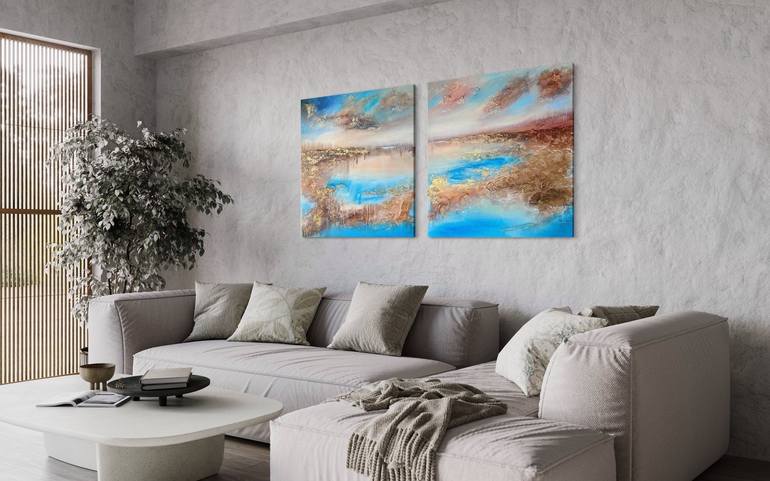 Original Contemporary Seascape Painting by Vera Hoi