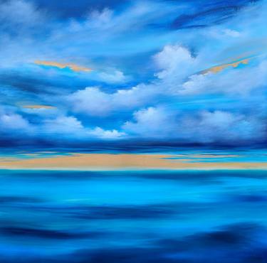 Print of Abstract Expressionism Seascape Paintings by Vera Hoi
