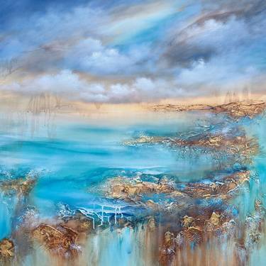 Original Abstract Seascape Paintings by Vera Hoi