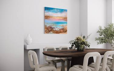 Original Abstract Seascape Paintings by Vera Hoi