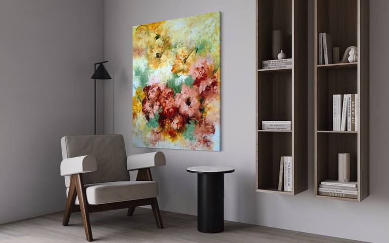 Original Floral Painting by Vera Hoi