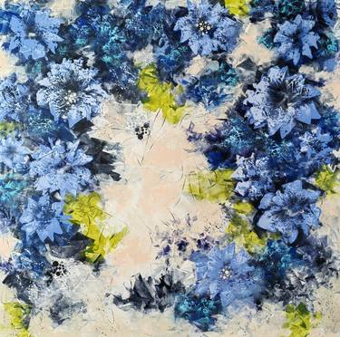 Print of Abstract Floral Paintings by Vera Hoi
