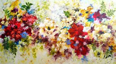 Print of Floral Paintings by Vera Hoi