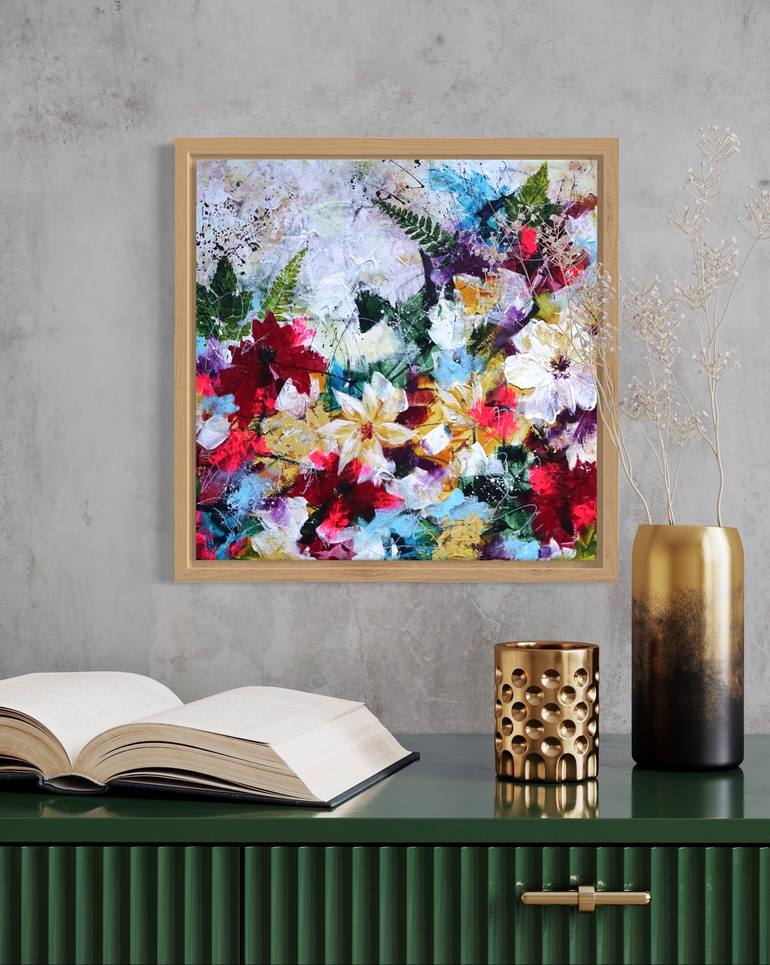 Original Contemporary Floral Painting by Vera Hoi