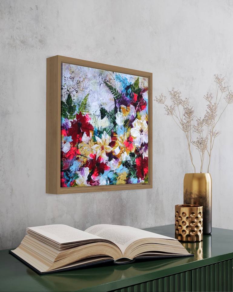 Original Contemporary Floral Painting by Vera Hoi