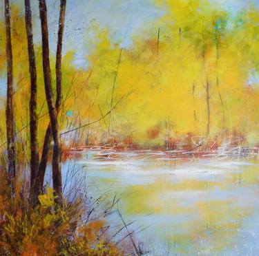 "Reflections of Tranquility: Autumn Waterscape" thumb