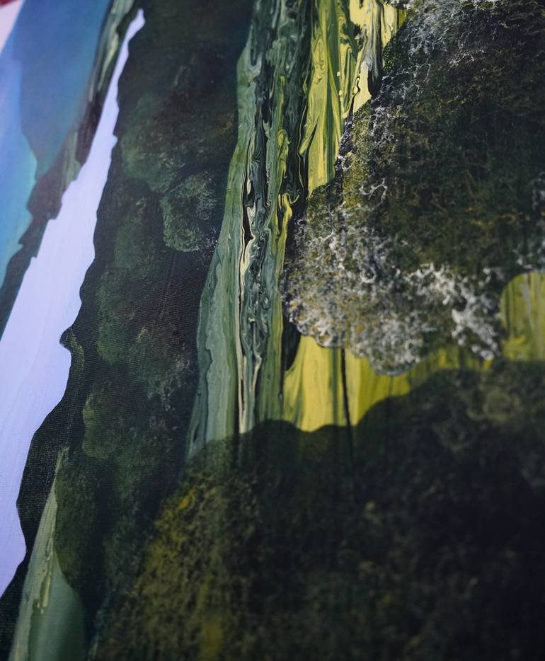 Original Abstract Landscape Painting by Vera Hoi