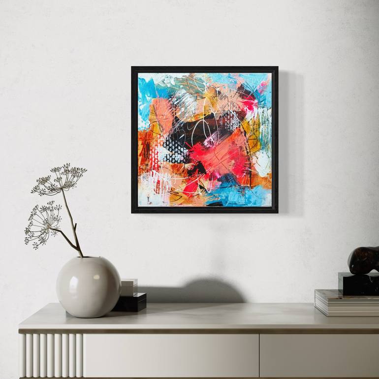 Original Contemporary Abstract Painting by Vera Hoi