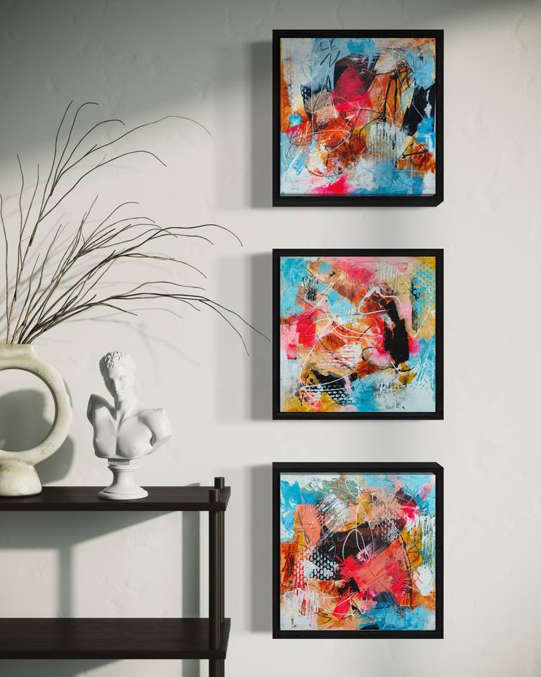 Original Contemporary Abstract Painting by Vera Hoi