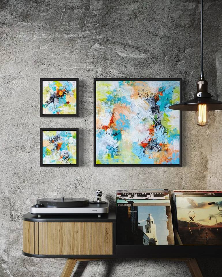 Original Contemporary Abstract Painting by Vera Hoi