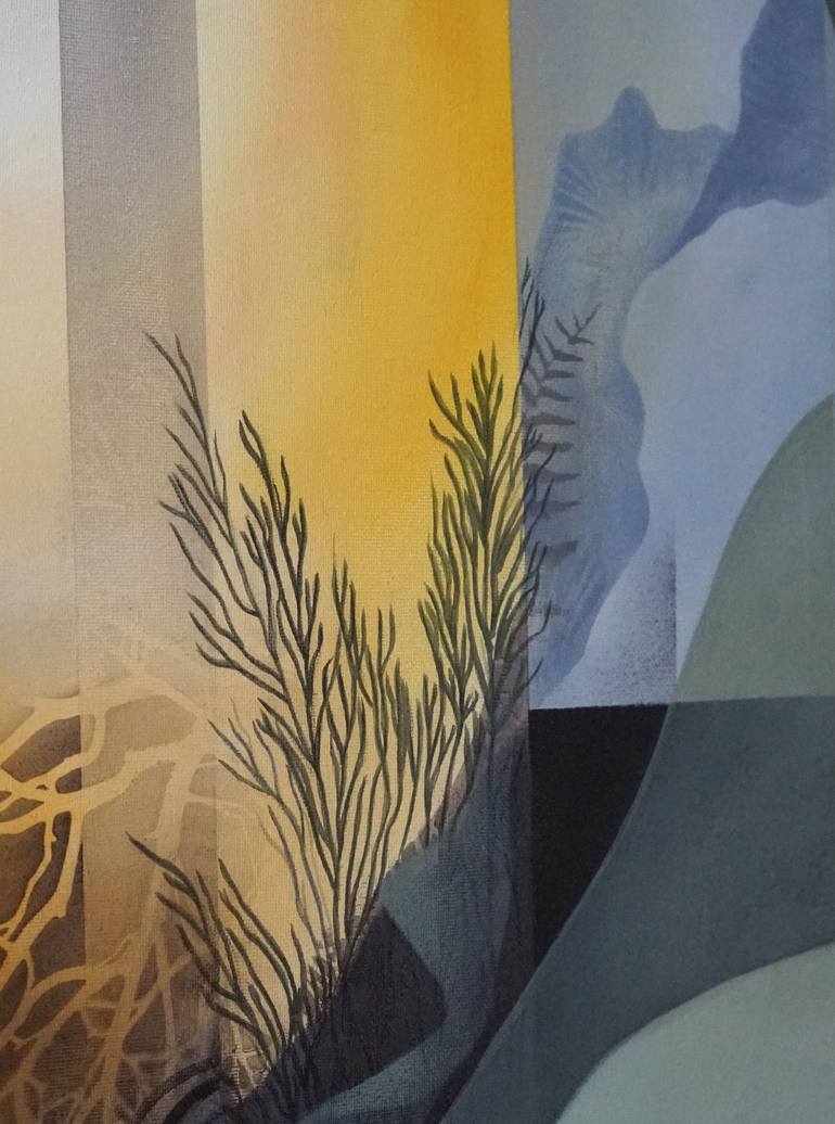 Original Modern Abstract Painting by Vera Hoi