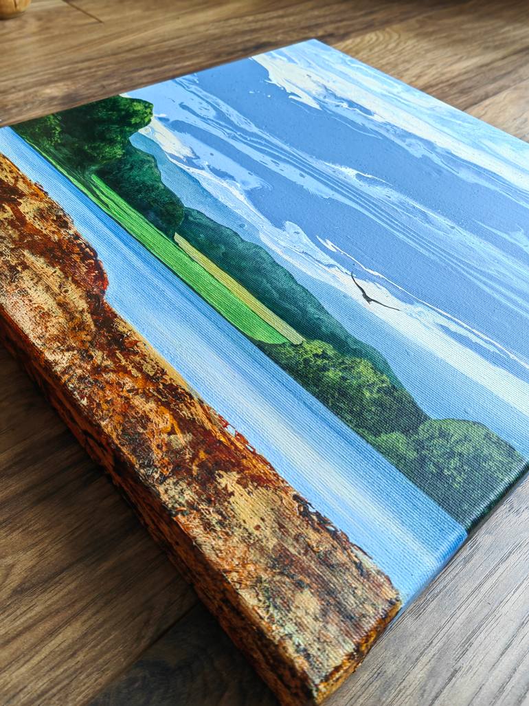 Original Abstract Landscape Painting by Vera Hoi