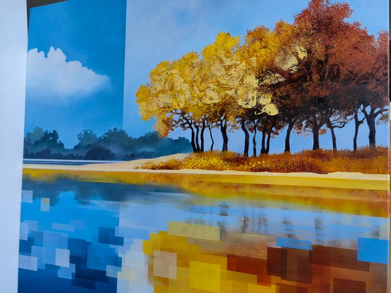 Original Contemporary Landscape Painting by Vera Hoi