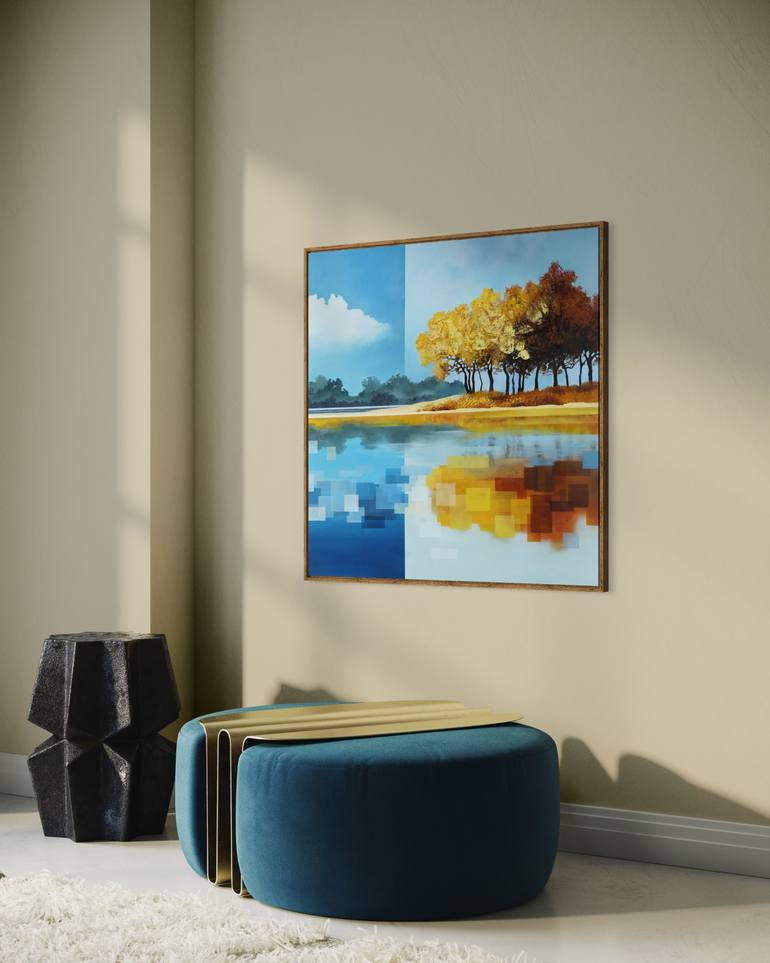 Original Contemporary Landscape Painting by Vera Hoi