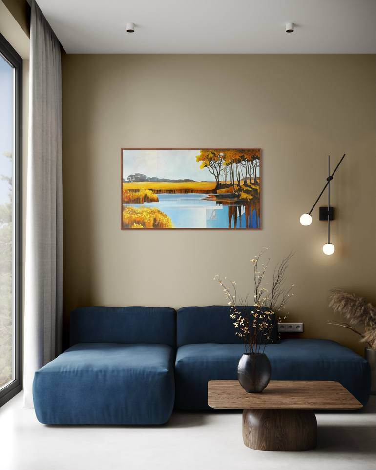 Original Contemporary Landscape Painting by Vera Hoi