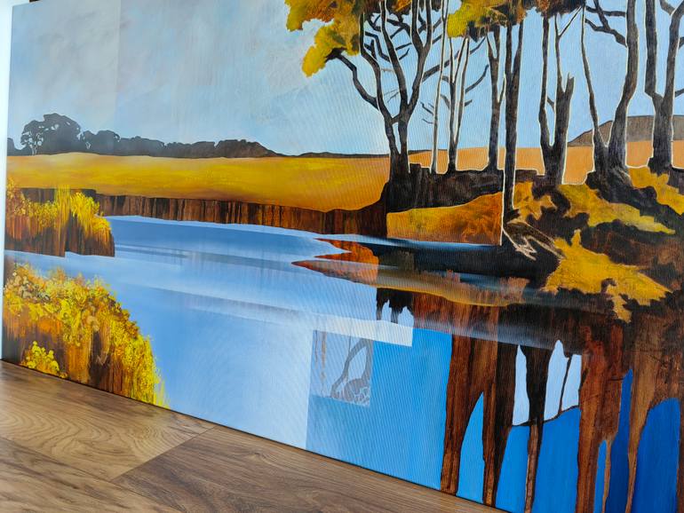 Original Contemporary Landscape Painting by Vera Hoi