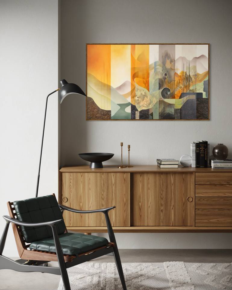 Original Modern Abstract Painting by Vera Hoi