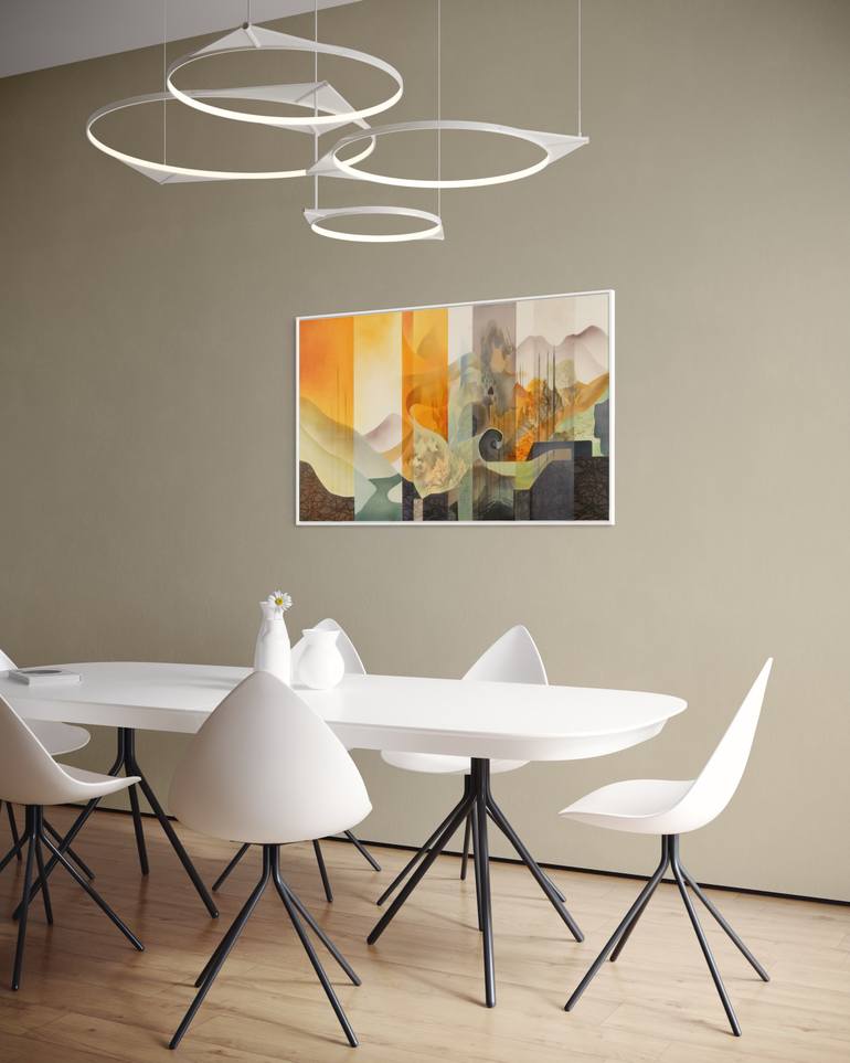 Original Modern Abstract Painting by Vera Hoi