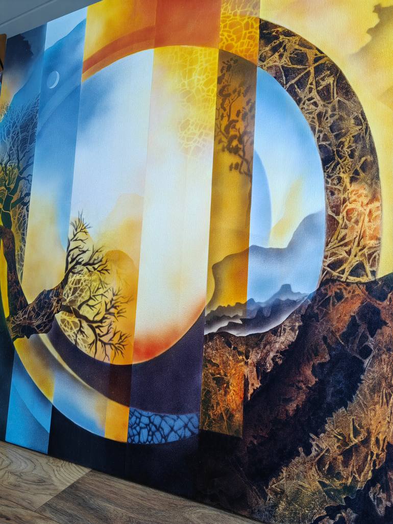 Original Modern Abstract Painting by Vera Hoi