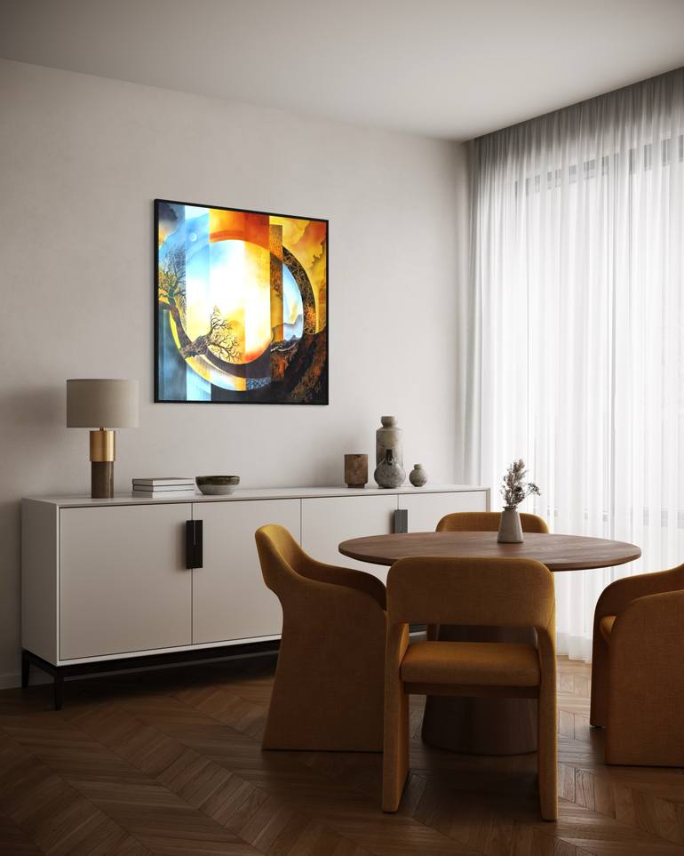 Original Modern Abstract Painting by Vera Hoi