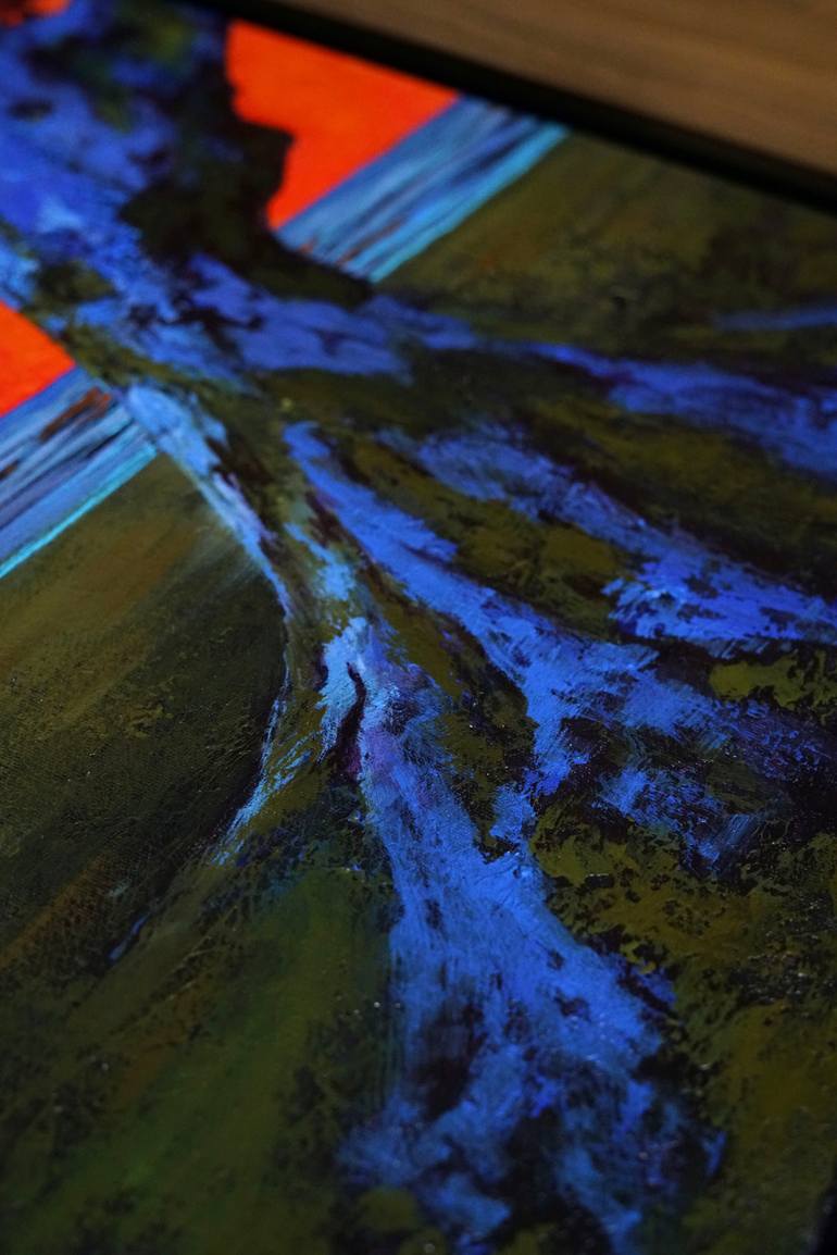 Original Abstract Landscape Painting by Vera Hoi