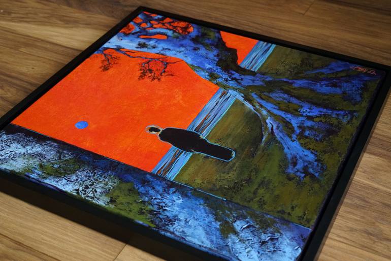 Original Abstract Landscape Painting by Vera Hoi