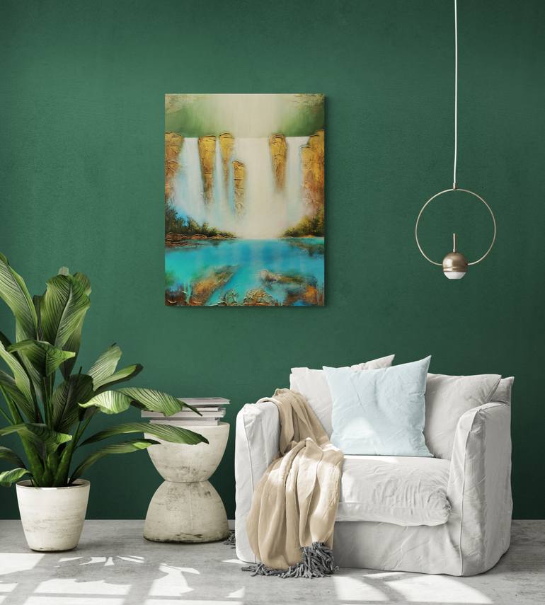 Original Abstract Expressionism Abstract Painting by Vera Hoi