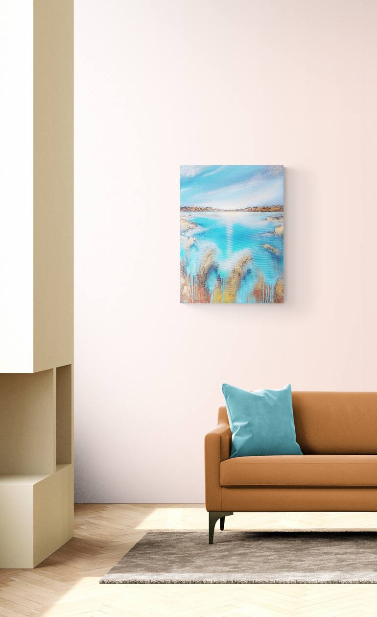 Original Abstract Expressionism Abstract Painting by Vera Hoi