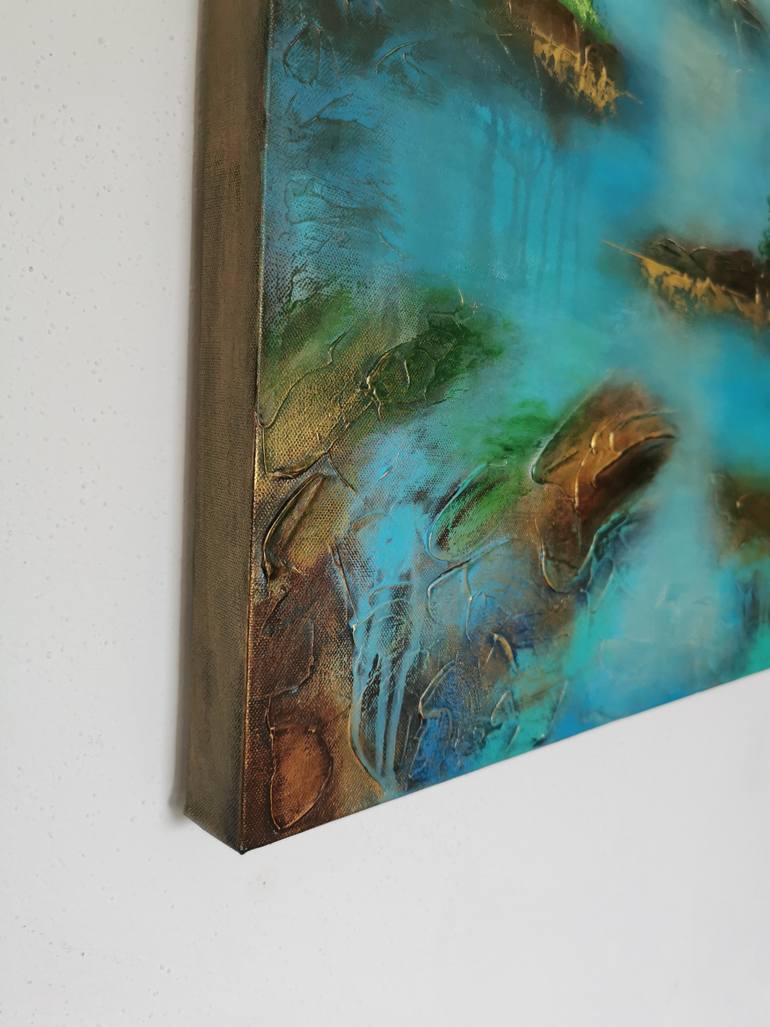Original Impressionism Abstract Painting by Vera Hoi