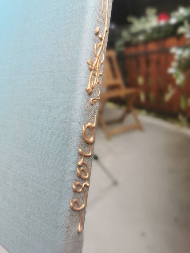 Original Abstract Seascape Painting by Vera Hoi