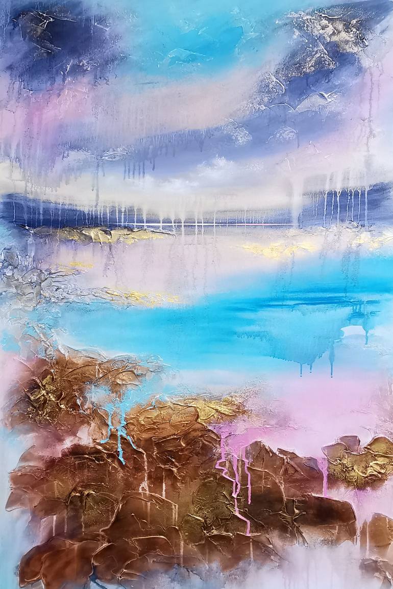 Original Abstract Nature Painting by Vera Hoi